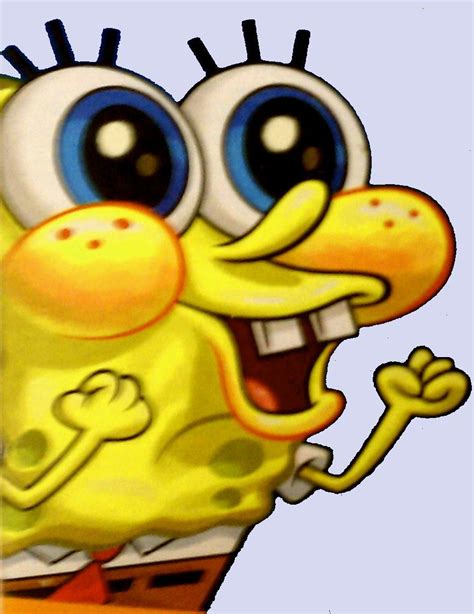 excited spongebob meme|More.